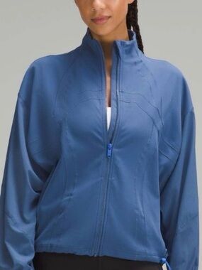 lululemon athletica Blue Zippered Lightweight Jacket